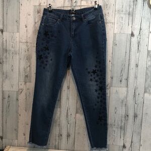 Mōd X Stretch Denim Sequined/Embroidered Frayed 8